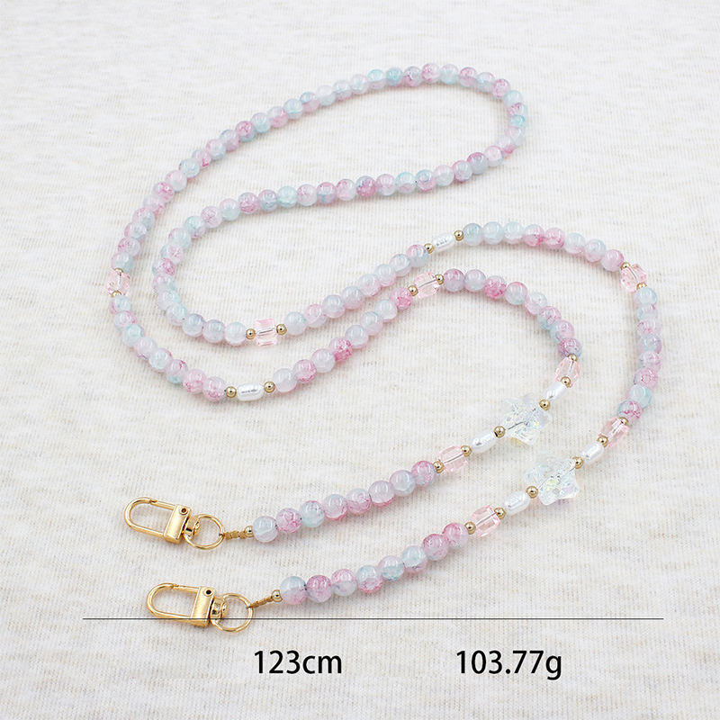 Chaîne De Téléphone En Cristal De La Série Simple Daily Beads 