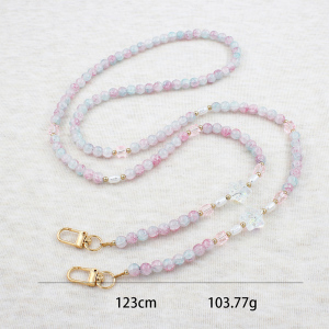 Chaîne De Téléphone En Cristal De La Série Simple Daily Beads h5 