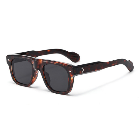 Lunettes de soleil décontractées de la série Simple, couleur unie