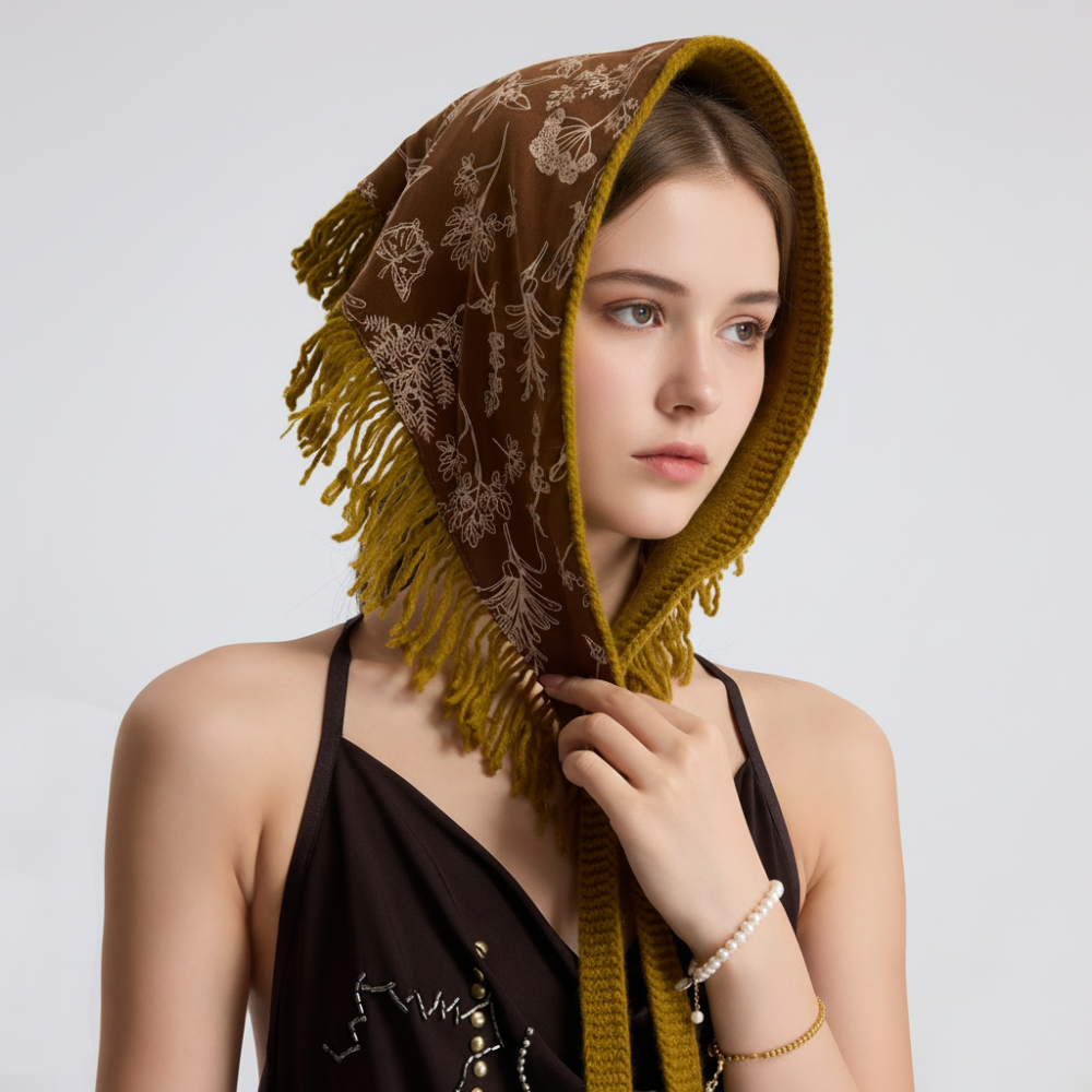 Écharpes D'Hiver Pour Femmes En Laine À Motif Cachemire, Pompons Et Pompons, De Style Bohème Et De Couleurs Variées, Collection Ethnique h5Image2