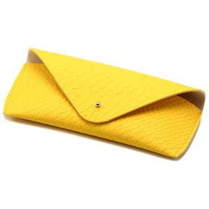 Étui À Lunettes De Soleil Simple Series Daily Couleur Unie En Pu h5