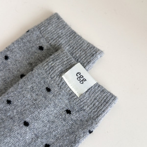 Chaussettes Mi-Mollet À Pois Élégants Et Légèrement Rebondissants h5 Image5