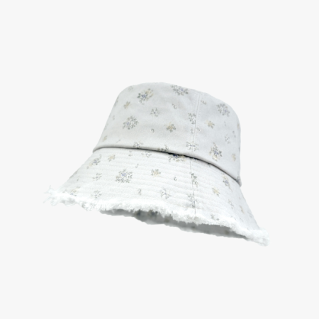 Bob en coton à fleurs douces pour femmes, collection Simple Series