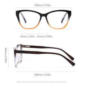 Lunettes De Vue Unisexes Simple Series Daily À Imprimé Léopard, Dégradé De Couleurs, À Motifs Mixtes. h5 Image2