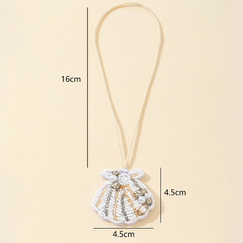 Collection Luxueuse De Bijoux De Sac Pour Femme, Style Océanique, Perles De Coquillage, Perles Artificielles Et Strass. 