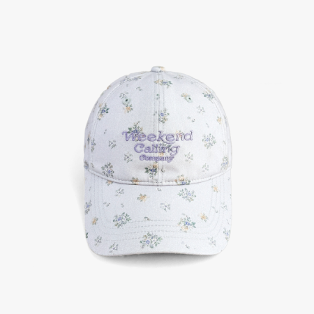 Casquette de baseball femme en coton uni, motif floral doux, collection romantique