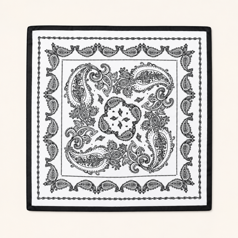 Écharpes D'Été Bohèmes Unies À Motif Cachemire En Polyester, Collection Simple h5Image2