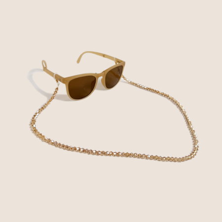 Chaînes de lunettes de soleil unisexes en perles de couleur unie et de verre multicolores, collection Simple Series Daily