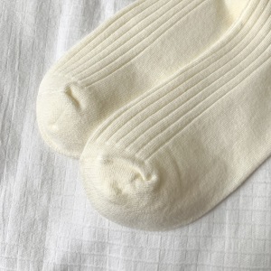 Chaussettes Hautes Unies Élégantes À Léger Rebond h5 Image5