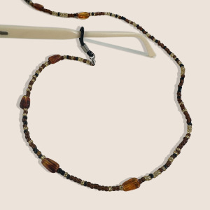Chaînes De Lunettes De Soleil Unisexes En Acrylique Avec Perles Rétro Simples h5 Image4