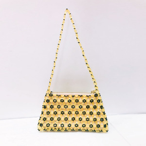Pochette De Bras Pour Femme Ornée De Perles Style Années 2000, Perles Florales Multicolores Et Perles Artificielles. h5 