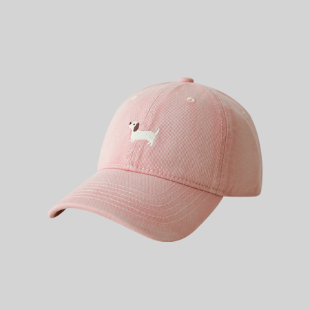 Casquette de baseball unisexe en coton à motif teckel, collection Simple Series. 2