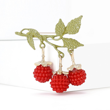 Broches en alliage de cerise douce de la série luxueuse 2
