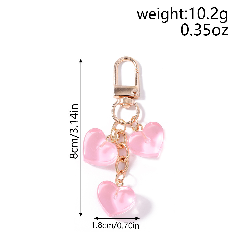 Porte-Clés En Résine Cœur Quotidien Série Romantique - Collection Romantique h5Image2