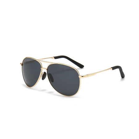 Lunettes de soleil quotidiennes à monture métallique de la série Simple