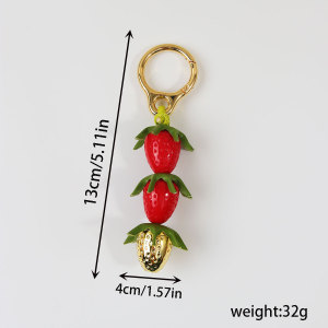 Breloques En Résine Pour Sac, Collection Simple, Fruits Du Quotidien h5 