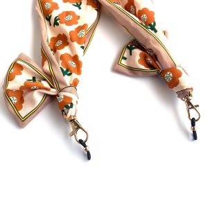 Cordons De Lunettes De Soleil En Polyester À Motifs Floraux, Cœurs Et Pois Multicolores, De La Série Simple, Style Rétro. h5 Image6