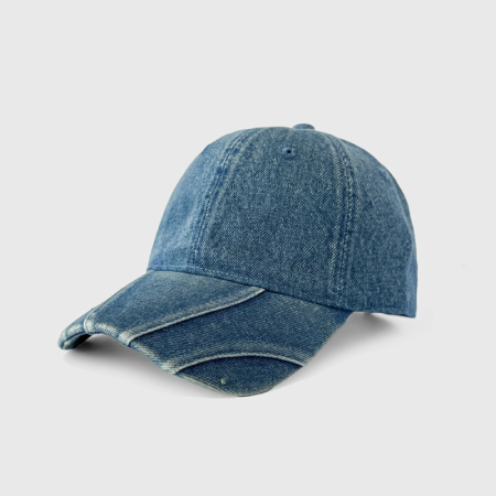 Casquette de baseball rétro Simple Series en coton patchwork uni couleur unie