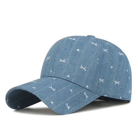 Casquette de baseball unisexe en coton à nœud papillon décontracté de la série Simple