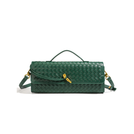 Sac à main pour femme style Old Money, tissé uni, patchwork à carreaux, en PU, à ouverture est-ouest