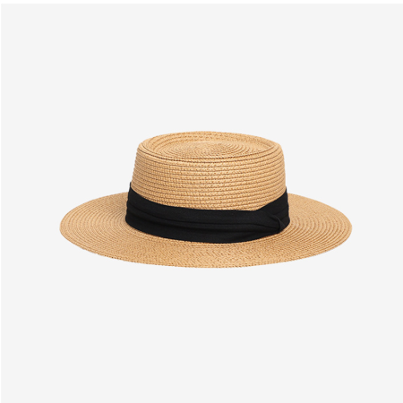 Chapeaux pour femmes en raphia uni couleur de la collection Simple Series Daily 2