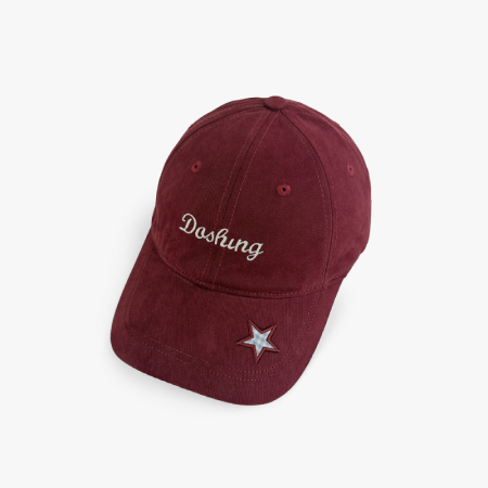Casquette de baseball décontractée en coton à lettres et étoiles, série simple
