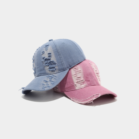 Casquette de baseball rétro Simple Series en coton à dégradé de couleurs 2