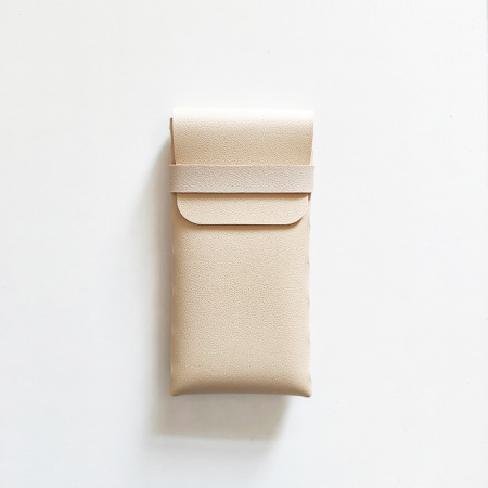Sacs de rangement pour lunettes de soleil Simple Series Daily couleur unie en PU