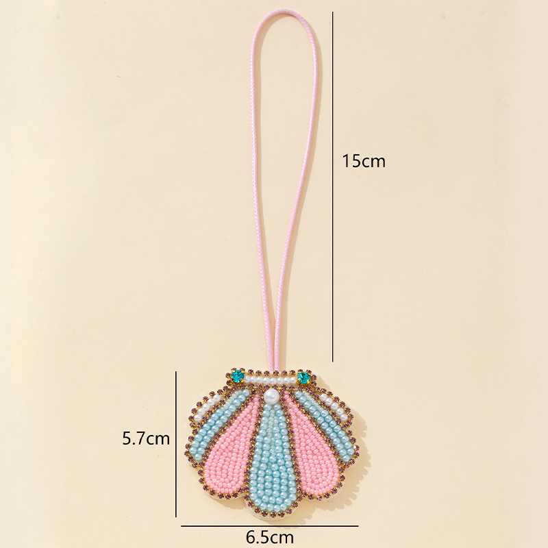 Collection De Luxe De Perles De Style Océanique Pour Les Vacances, Perles De Coquillage De Couleurs Assorties, Breloques Pour Sac À Main Pour Femme 