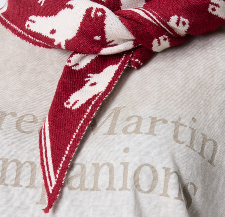 Écharpes d'hiver pour femmes en laine de couleur mélangée, collection Daily Pony de la gamme Simple Series 2