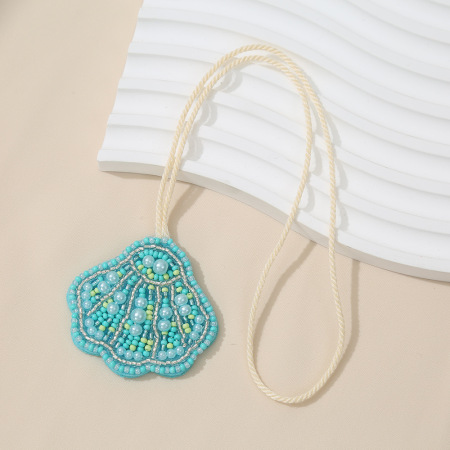 Collection Luxe Perles de Vacances Coquillage Porte-clés Sac Femme