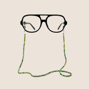 Chaînes De Lunettes De Soleil Simple Series Retro Couleur Unie Perles Vernies h5 Image3