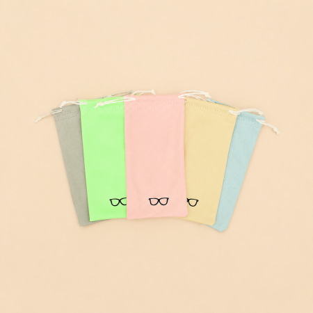 Sacs de rangement pour lunettes de soleil en daim uni Simple Series Daily 2