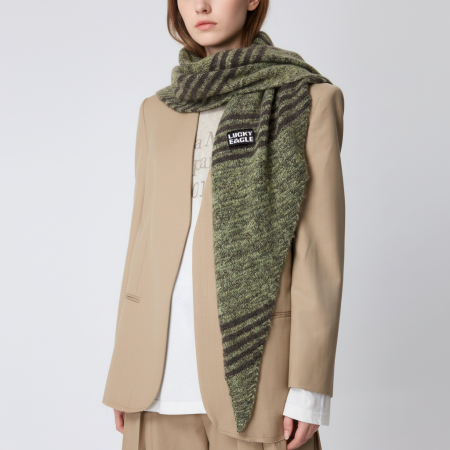 Écharpes d'hiver en laine pour femmes, collection Simple Series Daily Stripe, coloris dégradés. 2