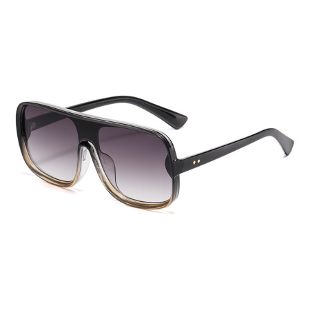 Lunettes de soleil unisexes Simple Series, décontractées, unies et dégradées