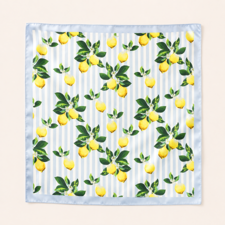 Écharpes d'été en polyester à rayures Daily Fruit de la collection Simple Series 2
