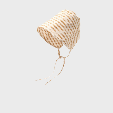 Chapeau de soleil en coton à rayures quotidiennes pour femme de la collection Simple Series 2