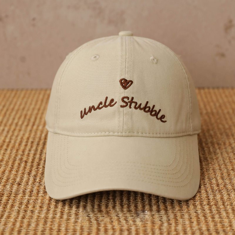 Casquette De Baseball Décontractée En Coton Uni Avec Lettre Cœur Et Lettre Simple Series 