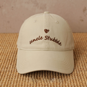 Casquette De Baseball Décontractée En Coton Uni Avec Lettre Cœur Et Lettre Simple Series h5 