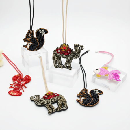Collection luxueuse de perles style océanique inspirées des animaux naturels, fil étoile de mer, breloques en résine pour sacs à main femmes