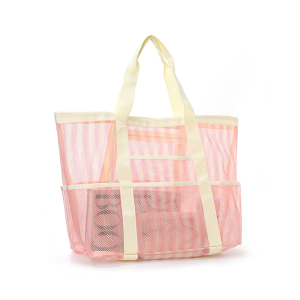 Sac Cabas Femme À Rayures Imprimées Style Vacances, Couleurs Assorties h5 Image3