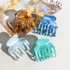 Pinces À Cheveux En Plastique À Dégradé De Couleurs Quotidien Simple Series h5 Image2