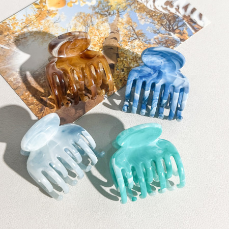 Pinces à cheveux en plastique à dégradé de couleurs quotidien Simple Series 2