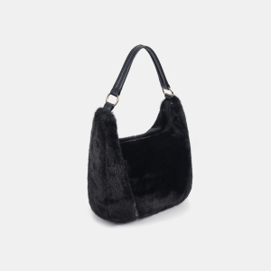 1 Sac À Bandoulière Simple En Fourrure De Couleur Unie Pour Femme h5 