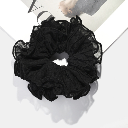 Chouchous pour femmes en polyester uni, collection Simple Series 2