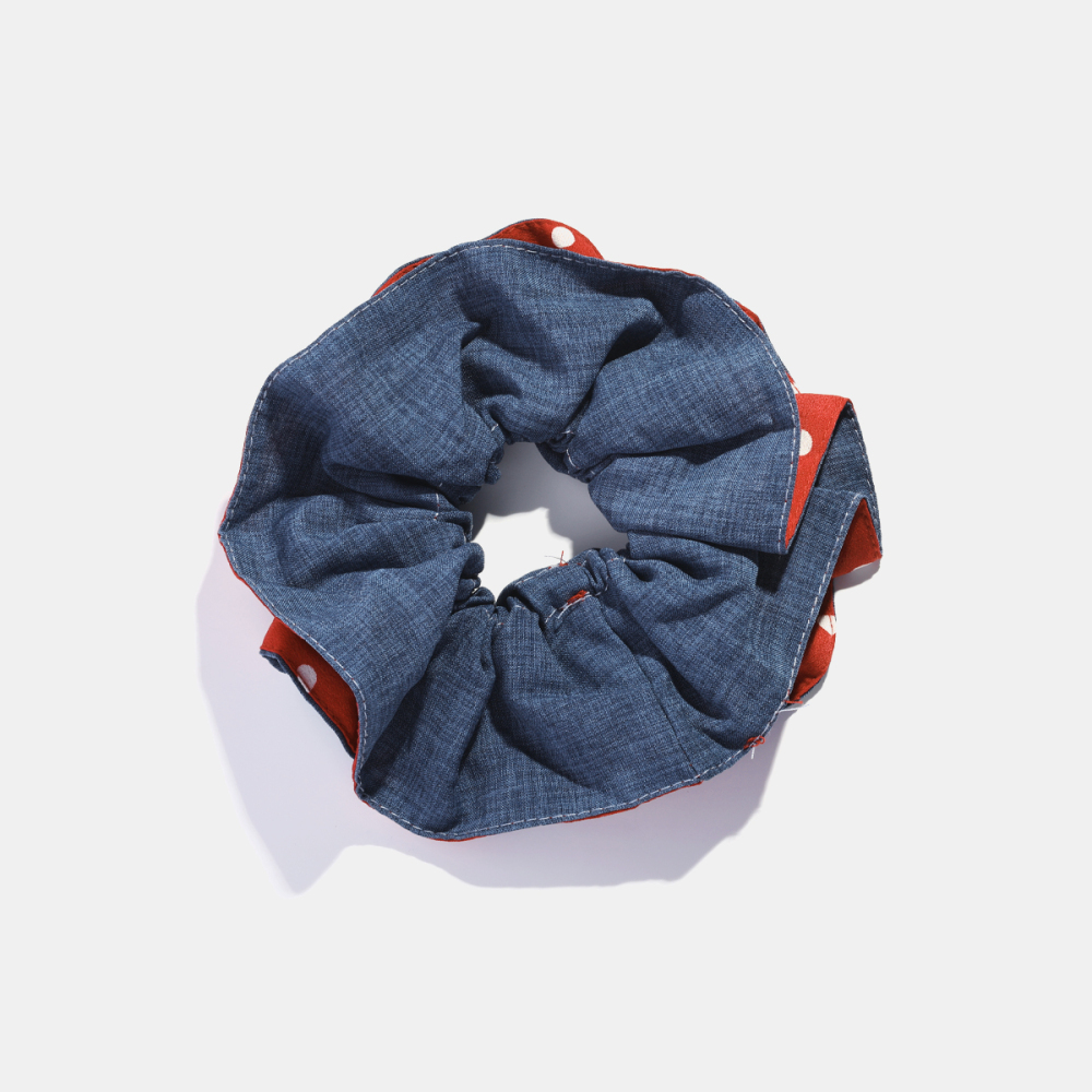 Chouchous Pour Femmes En Polyester À Pois De La Série Luxurious 