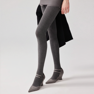 Collant Femme En Pur Coton Extensible, Couleur Unie (1 Pièce) h5 Image3