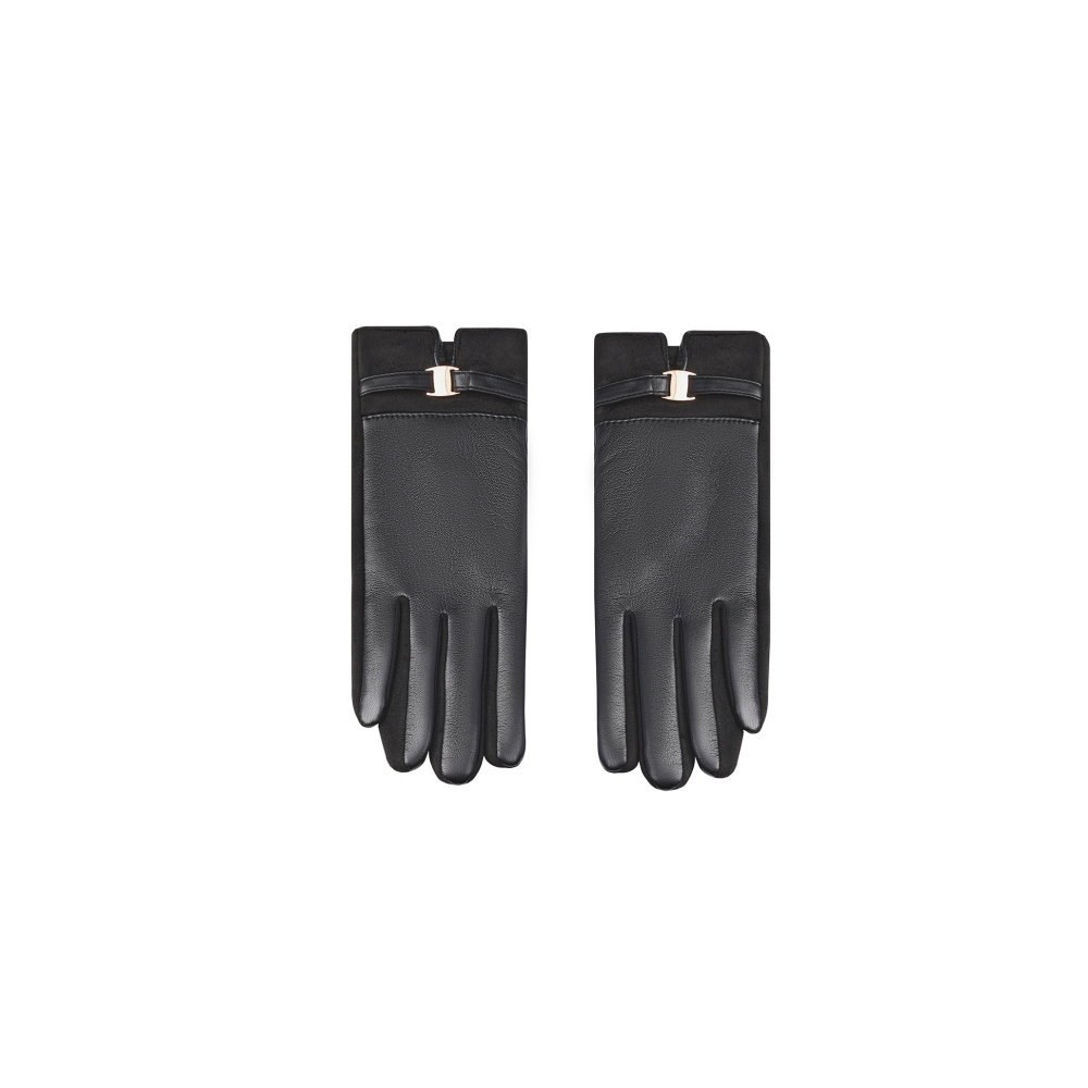 1 Paire De Gants Simples Et Élégants En Pu De Couleur Unie Pour Femme