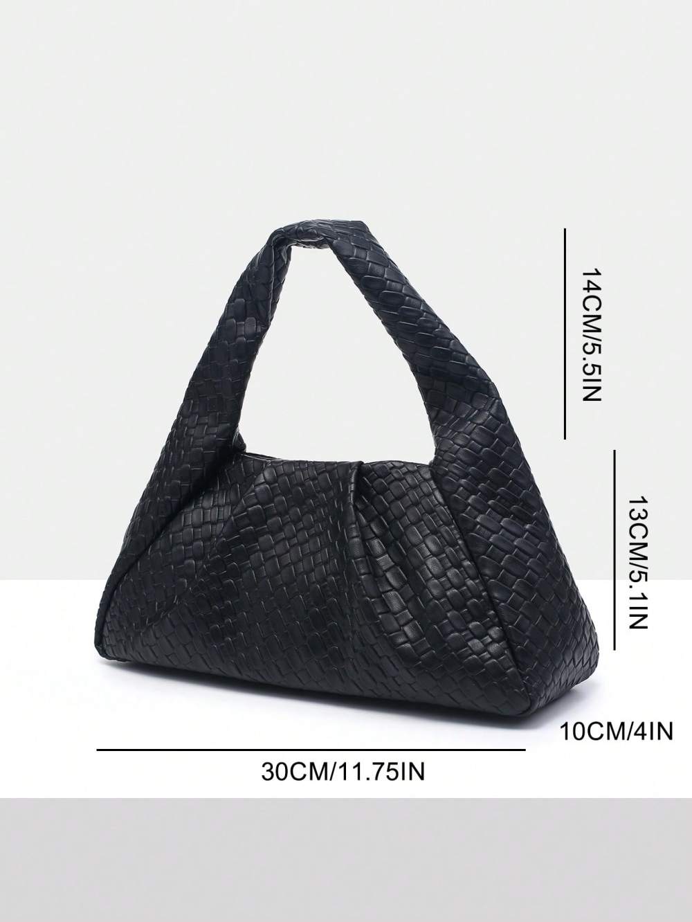 Sacs À Main Femme Simple Series Casual En Pu Tissé Image5