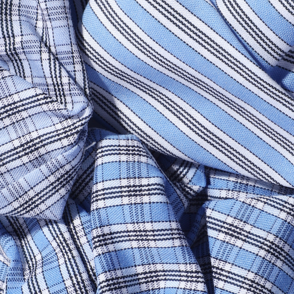 Chouchous Ronds À Carreaux Simples En Polyester Pour Femmes, Collection Simple Series Image4